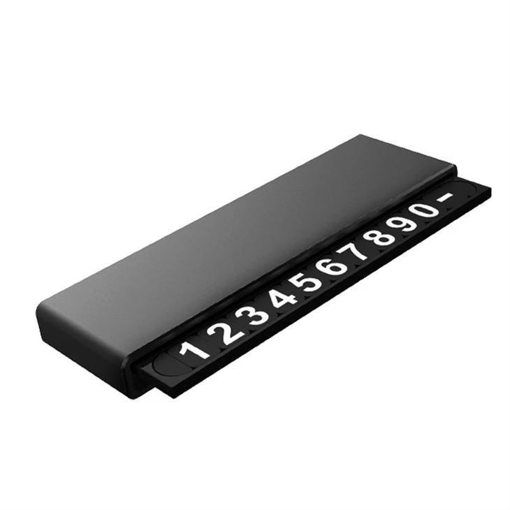 Universal Vehicle Accessories: Metal Parking Sian With Adjustable Numbers-Perfect For Indoor/Outdoor Use